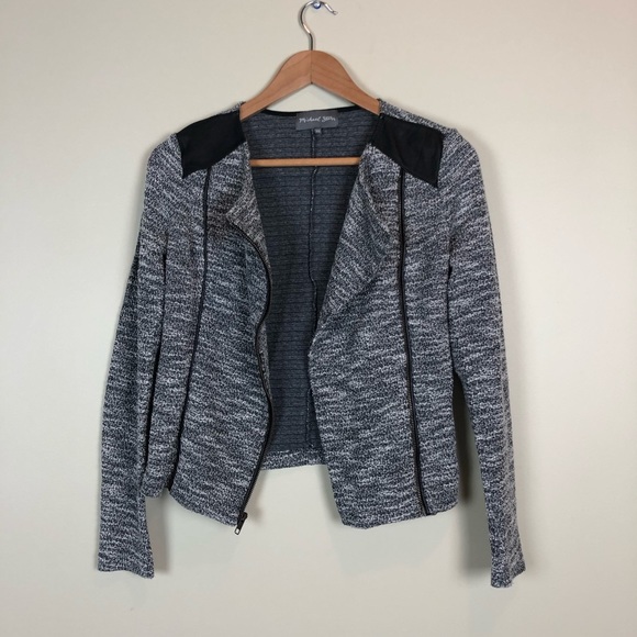 REVOLVE Michael Stars Long Sleeve Moto Jacket - Picture 5 of 8